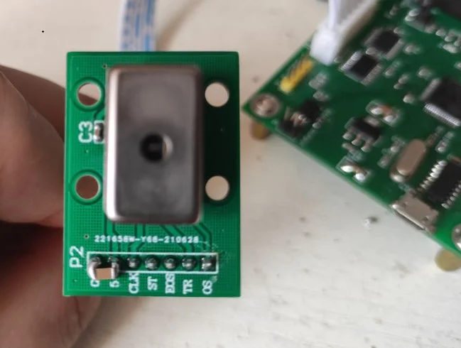 S11639 drive circuit development line array CCD custom project C12880MA pocket spectrometer development