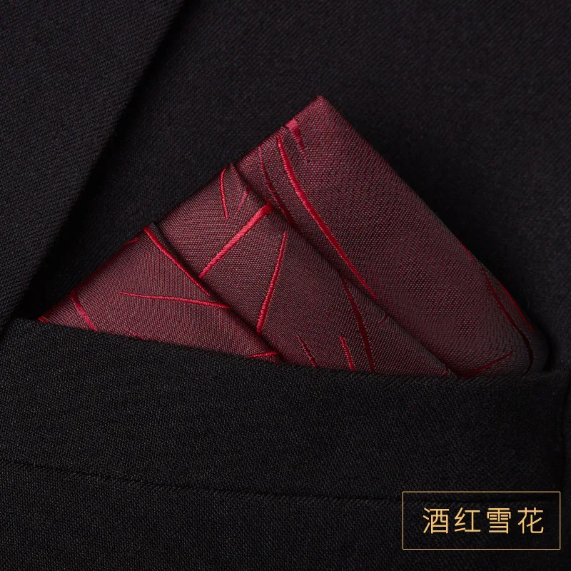 Abito da uomo Sciarpa da taschino Camicia quadrata Fazzoletto Abito Abito Petto Piccoli accessori da sposa bianchi Alla moda ed eleganti