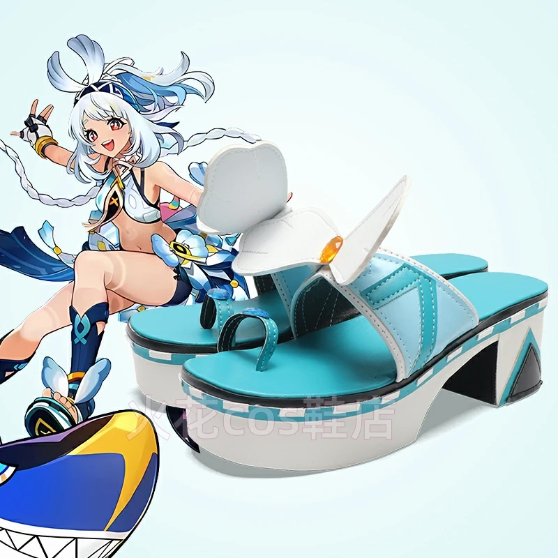 

Mualani Cosplay Shoes Anime Chinese Style Halloween for Genshin Impact women Men Game cosplay boots
