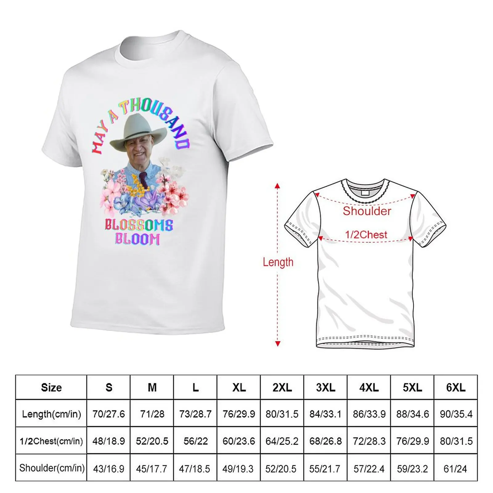 May a thousand blossoms bloom T-Shirt Utility Casual Work T-Shirt