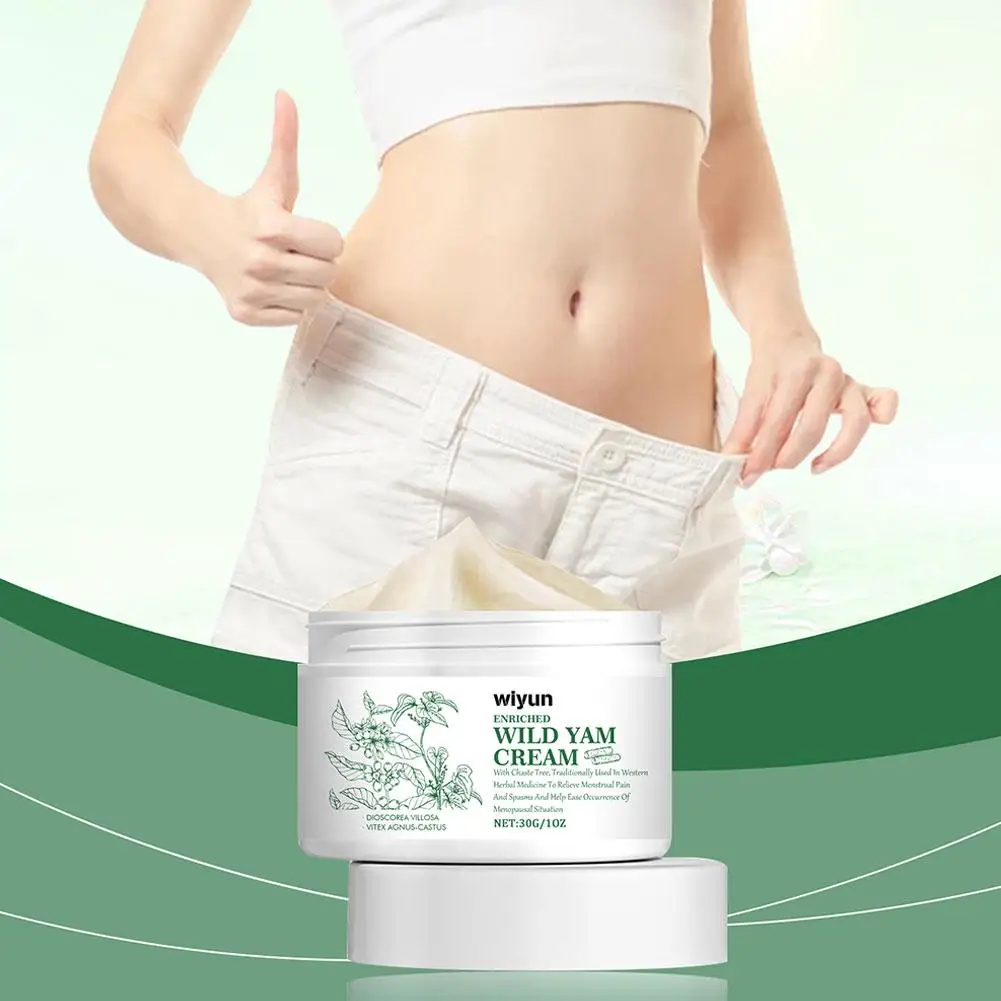 Creme de Inhame selvagem para mulheres, creme facial hidratante, clareamento, esqui reafirmante, equilíbrio hormonal, suporte menogy, Q9Z6