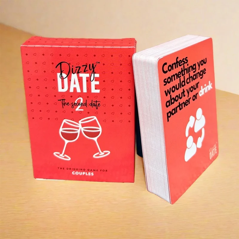 Board Game Card The 2nd Date Deeper Questions Expansion Pack The Portable Couple Game Date Night Perfect Valentine's Day Gift