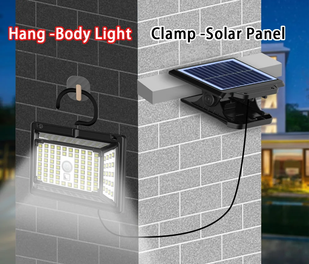 

Soar Outdoor Wall Yard Suspended 190pieces LED Lamp Beads,Solar Sensor Lamp