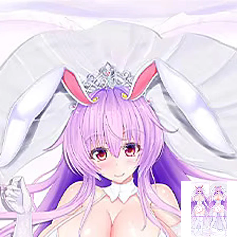 

Anime Pillow Cover Dakimakura Reisen Breasts 2 Side Printed Hugging Body Pillowcase Cushion Cover Bedding Decor