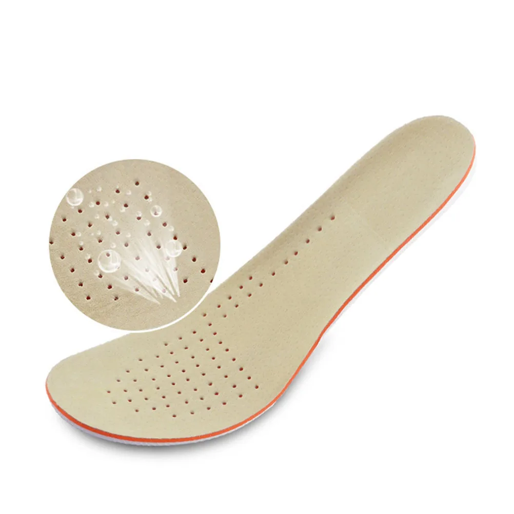 

1Pair 3.5cm Heightening Insole Breathable Invisible Heel Lift Inserts Unisex Shoe Elevator Men Women Size 41-45 Khaki Eva