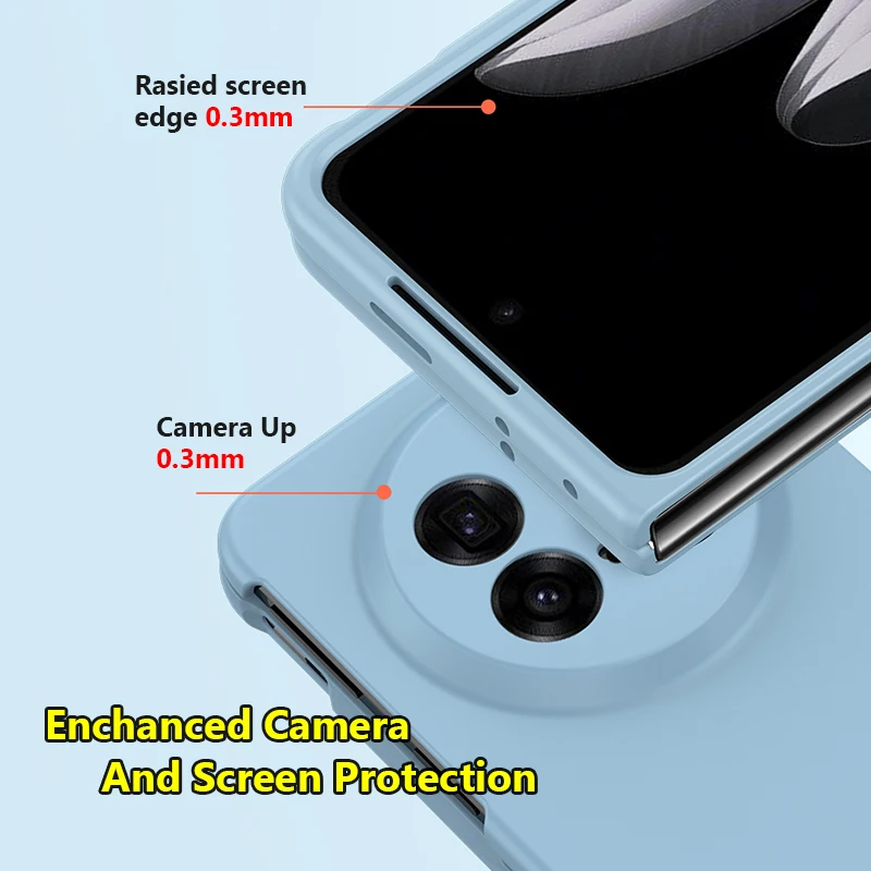 حافظة غير لامعة صديقة للبشرة بلون الحلوى لهاتف اوبو فايند N5 N3 N2 N 5G غطاء خلفي رفيع مقاوم للصدمات من البولي كربونات #3