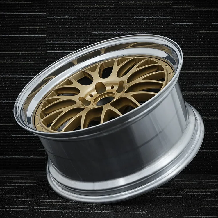 Customizable5*112/5*120/5*114.3  Forged Aluminium Alloy Two Piece Wheel Hub for Mercedes Benz Land Rover Porsche