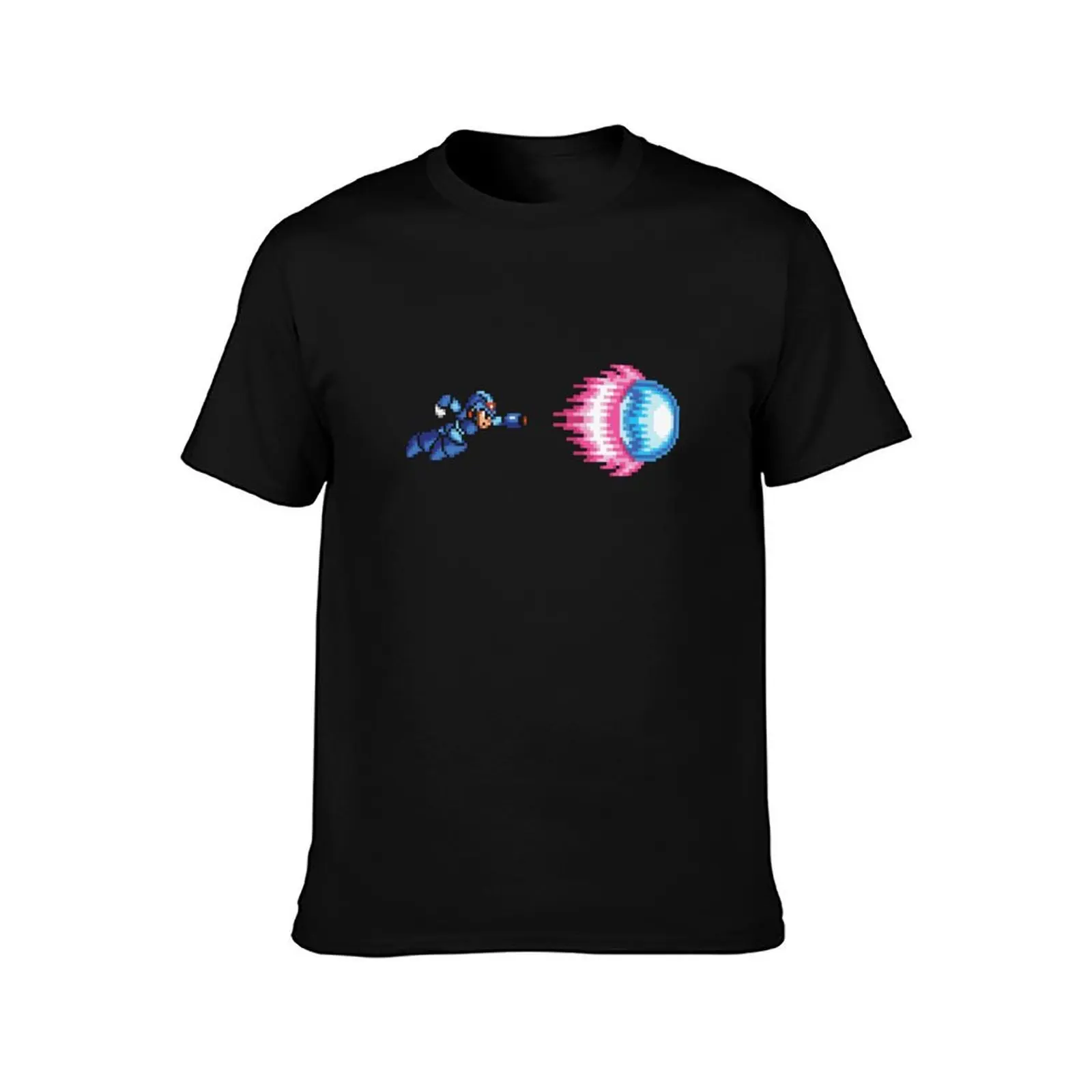 Dash Shot - Mega Man X T-Shirt Basic Casual Wear Short Sleeve Top - view 2
