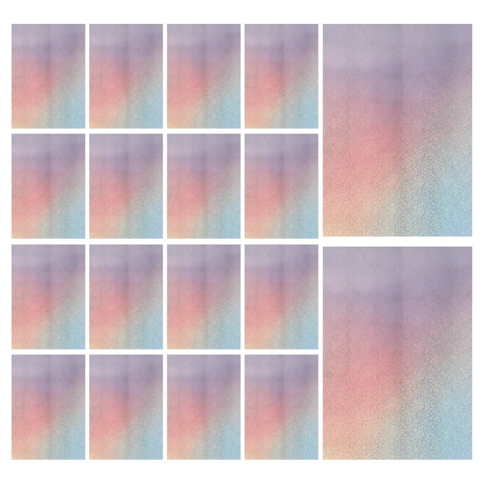 50Pcs Holographic Cardstock Metallic Mirror Effect Card Stock Paper for Crafts Scrapbooking Card Making Party Decoration