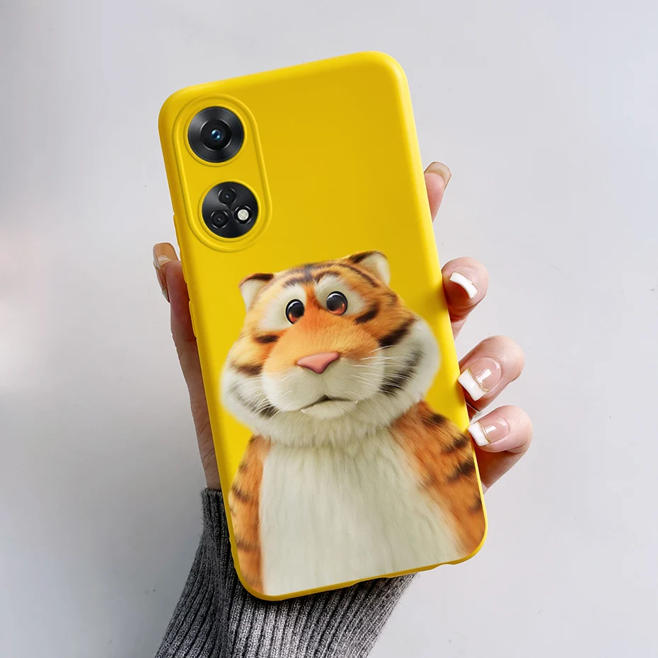 For OPPO Reno 8T 4G Case Panda Cover Slim Silicone Shockproof Bumper For OPPO Reno8 T CPH2481 Fundas For Reno8T 5G CPH2505 Coque