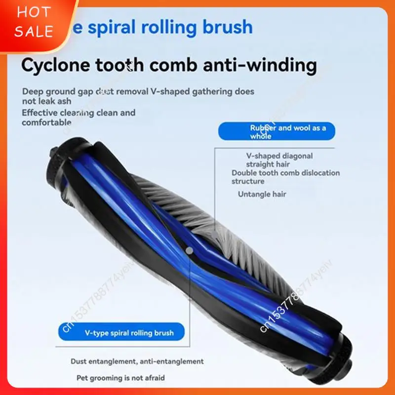 2 قطعة فرشاة رئيسية ل ECOVACS Deeboot T80 PRO OMNI / T80 OMNI / YEEDI M14 PLUS ملحقات آلة الكنس A62X