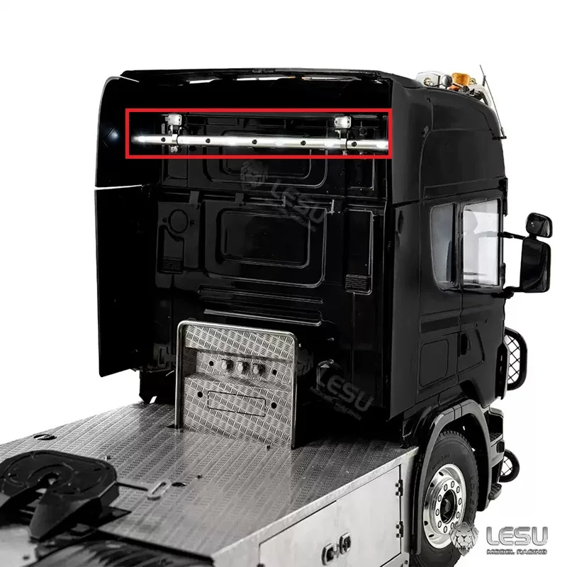 

LESU RC Truck 1/14 Spotlight Aluminum Alloy LED Light Pole S-1321 For Tamiya 1/14 Rc Tractor Truck Tipper Accessories Parts