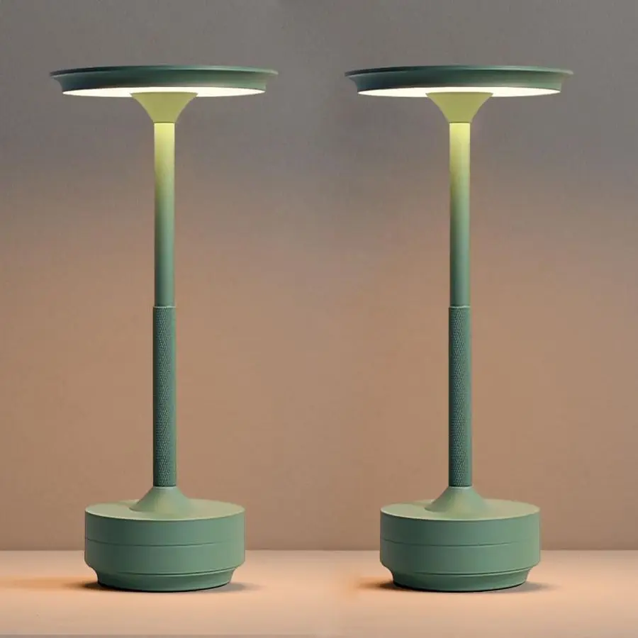 

Cordless Table Lamp Set of 2, Rechargeable Portable LED Bedside Touch Lamp 5000mAh Battery Operated, 3 Color Stepless Dimming up