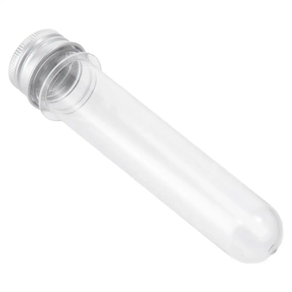 12Pcs Clear Plastic Test Tubes 25x140mm 45ml Tube Vials Science Party Test Tubes Scientific Experiments, Party Decoration