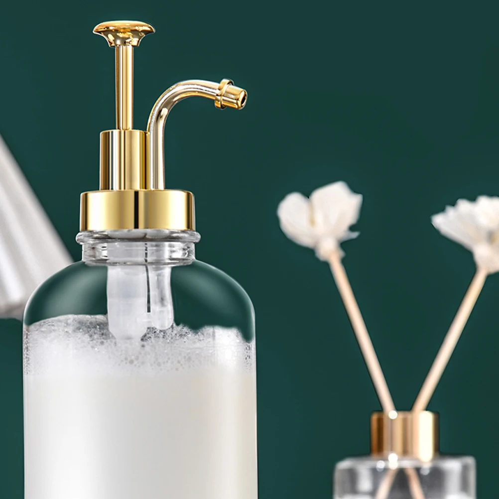 

Foaming Push Glass Bottle Soap Dispenser for Kitchen Bathroom Hand Liquid Shampoo Travel Portable Leak-Proof Pump Dispenser Dish