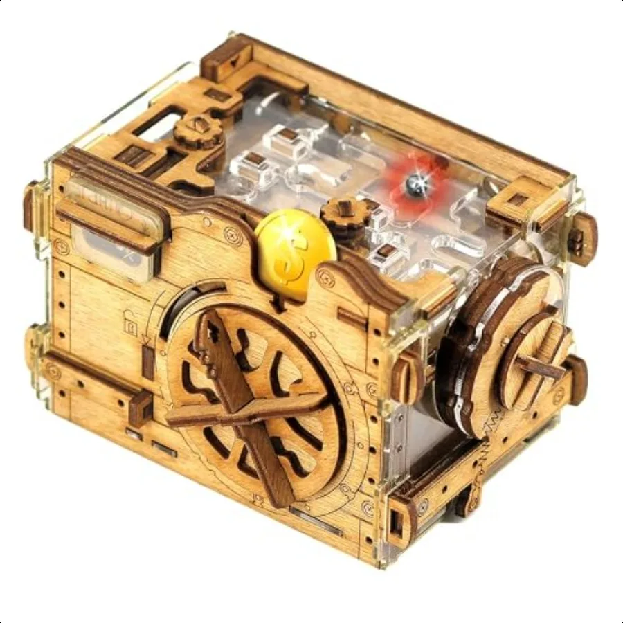 

AMazeing Safe Marble Run Money Puzzle Box Tricky Gift Packaging 3D Puzzle for Adults Escape Room Game Brain Teaser Birthday Gif