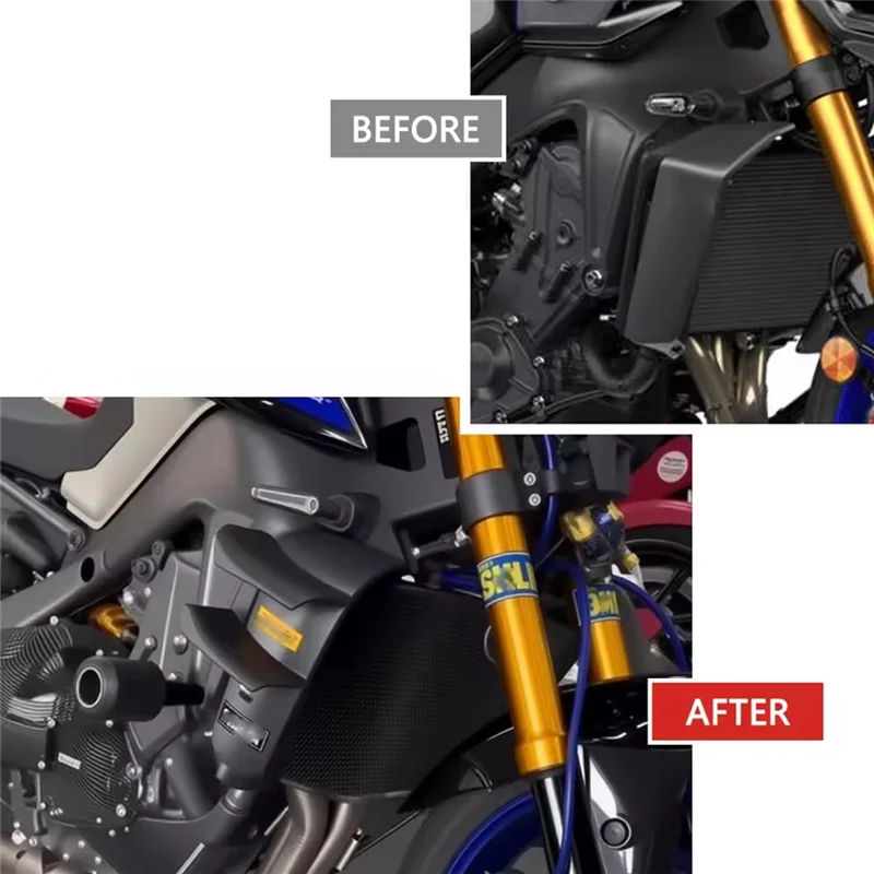 

Боковое крыло мотоцикла, нижний передний спойлер для MT-09 MT09 SP 2021-2023, аксессуары-була