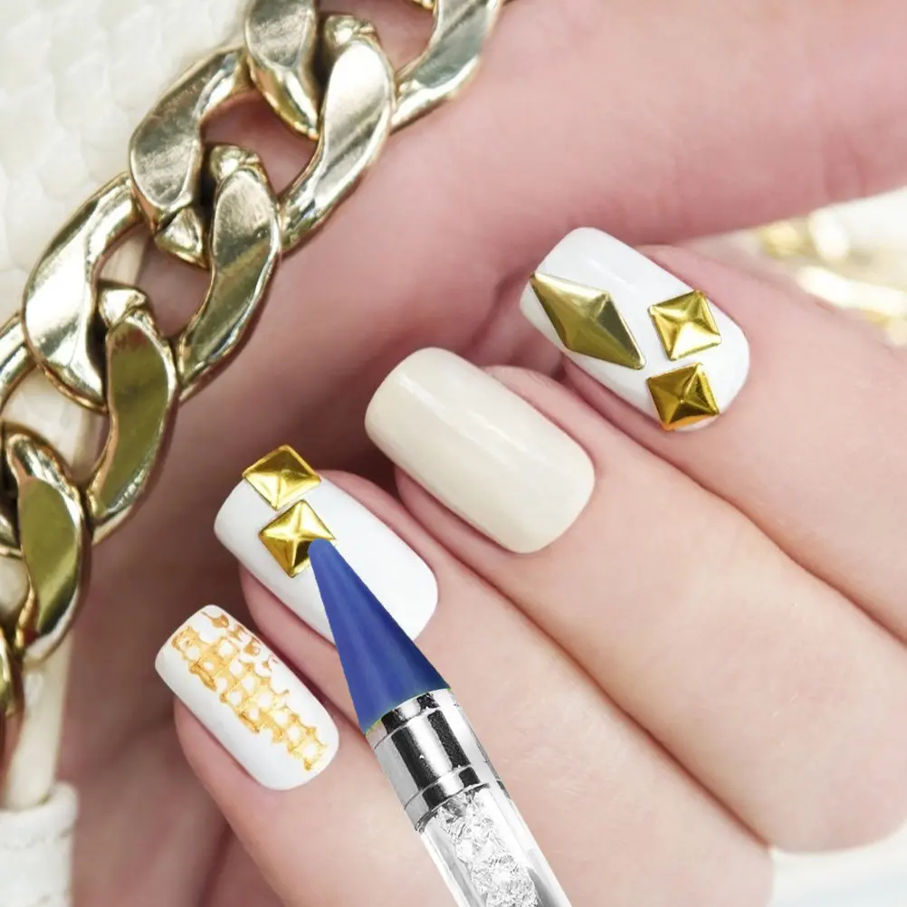 12 stuks nagel strass steentjes picker wax tips multicolor vervangende koppen voor nagelkunst DIY strass steentjes picker pen strass pen