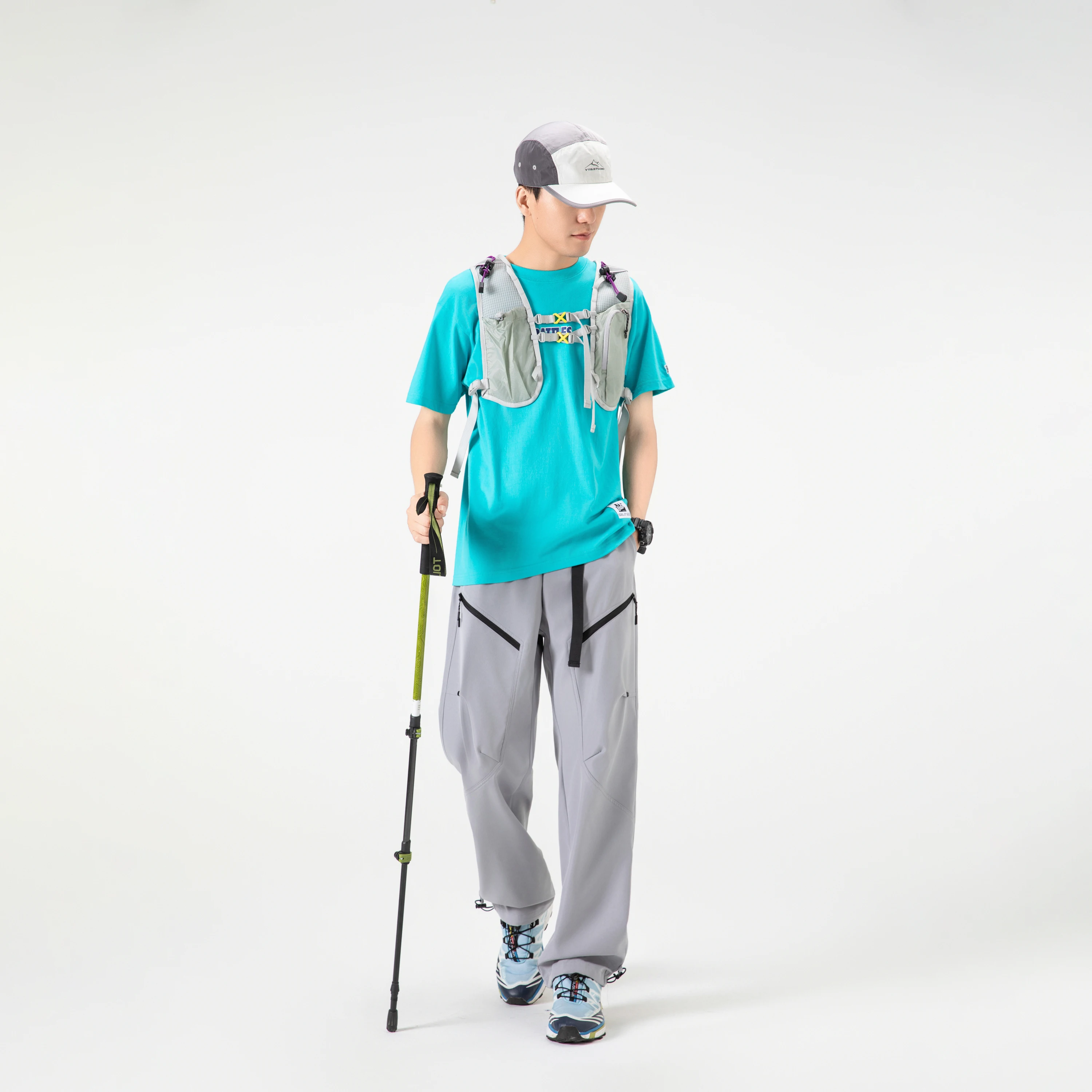 

Новые свободные и повседневные брюки прямого кроя для мужских спортивных походов и альпинизма на открытом воздухе осенью и зимой.