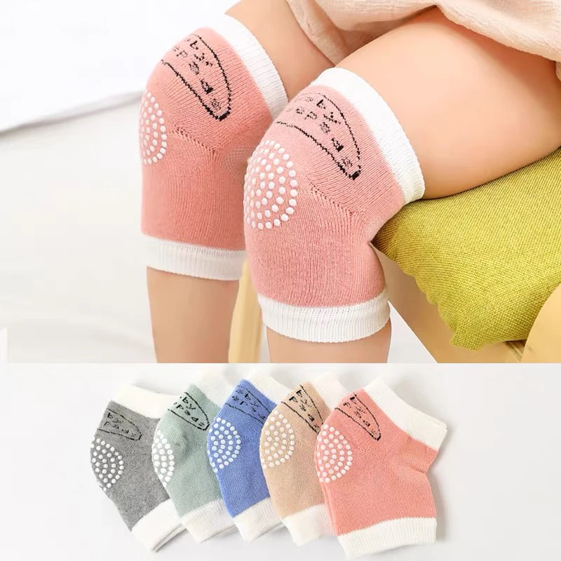 Kids Girl Boy Crawling Elbow Toddlers Baby Knee Pads Protector Safety Cotton Kneepad Leg Warmer Children Cushion Legging Infants