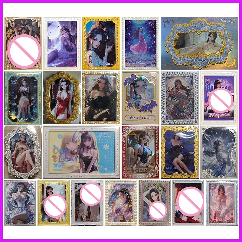 أنيمي قطعة واحدة نادرة ZH SHI WH UR SE LY ZYP DT ZS SCR ML ZR GT VR بطاقات معدنية قابلة للجمع نيكو روبن لعب للأولاد هدية عيد ميلاد