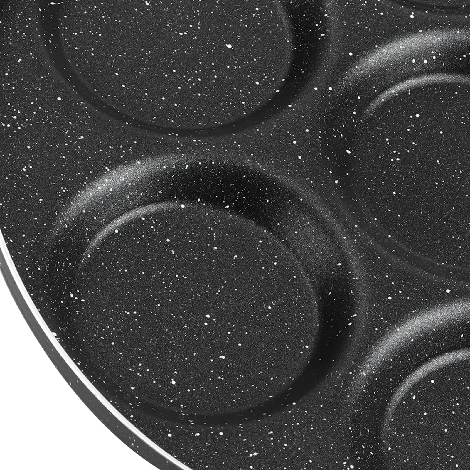 7 ثقوب مقلاة غير لاصقة البيض المقلي مقلاة الطبخ قالب برغر أواني المطبخ المنزلية