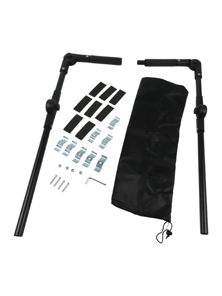 For Grocery Carts For Shopping Carts Push Handle 1300g Flat Fold Lightweight Adjustable Height Convenient Folding