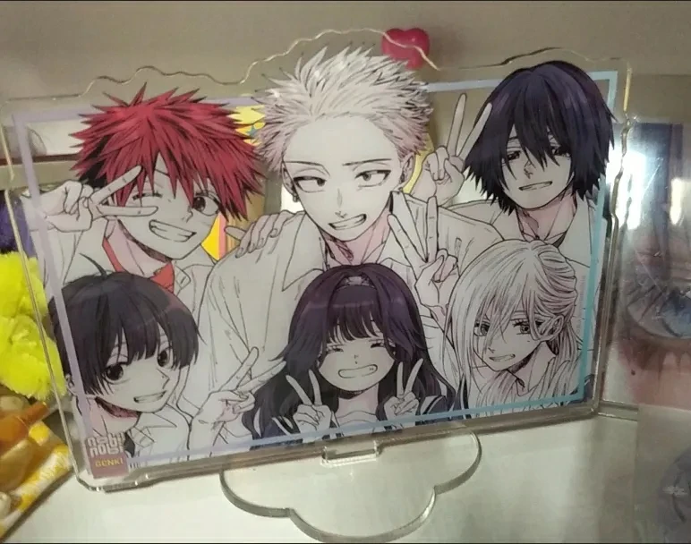 Picture 6: Kaoru Hana Wa Rin To Saku Group Photo Acrylic Stand Tsumugi Rintaro Figure Waguri Kaoruko Standee Display Anime Goods Collection