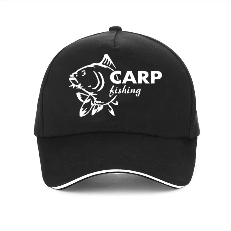 Fishinger Carp Fish Fisherman Sporter men baseball cap Summer Funny Harajuku Dad Velcro closure hat Trucker Caps