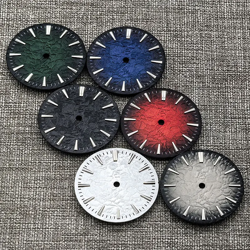 NH35 Dial Fashion Customized 28.5mm Watch Dial Fits NH35 NH36 7S26 Mechanical Movement Replace 28.5mm Watch Surface Parts