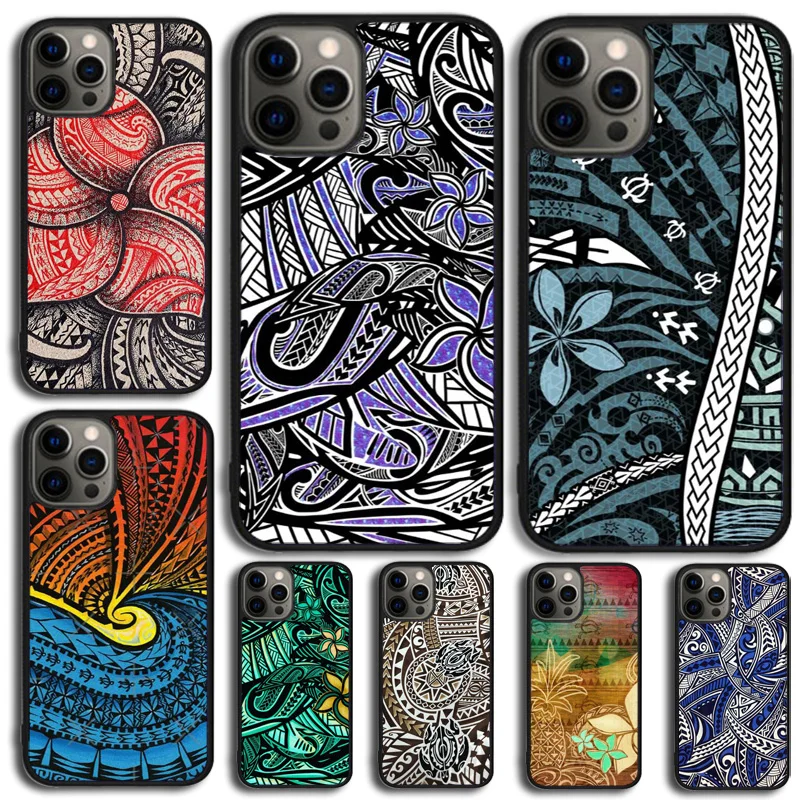 Maori polynesian samoan tribal Phone Case Cover For iPhone 16 15 14 Plus 11 12 mini 13 Pro Max Apple X XR XS max