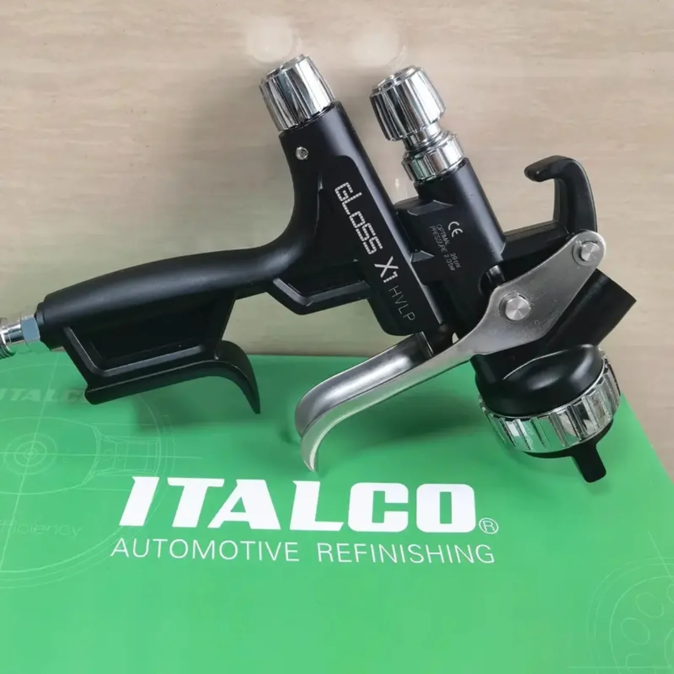 بخاخ طلاء HVLP للرسم ITALCO Gloss-X1-1.3 مم 600 مل