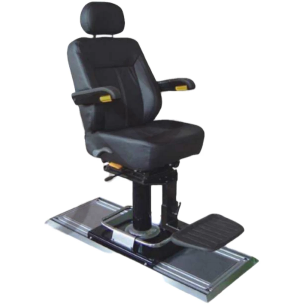 

Marine Chair for Captain With Slide Navigation Seat for Boat and Ship With Base Adjustable