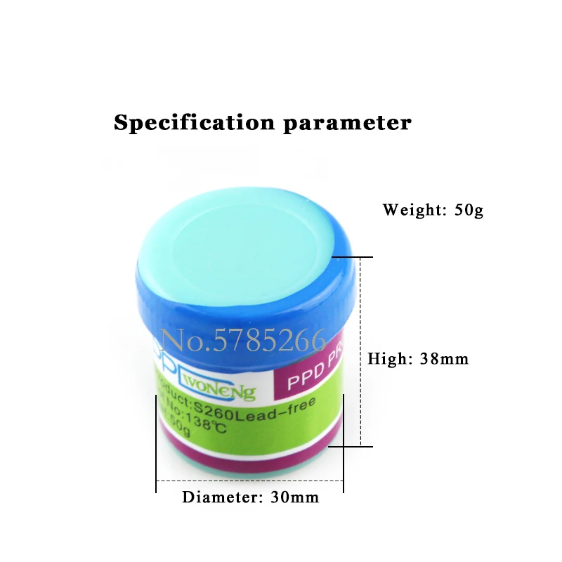 PPD Solder Paste Lead-free Flux 138/158/183/217 Degree Low Medium High Temperature For PCB BGA CPU LED Rework