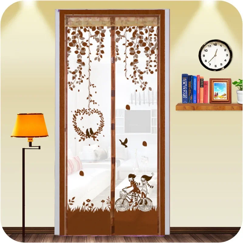 Automatic Closing and Anti Mosquit Quick and Easy to Install magnetic screen door mesh Summer Magnetic Mesh Net Door Curtain