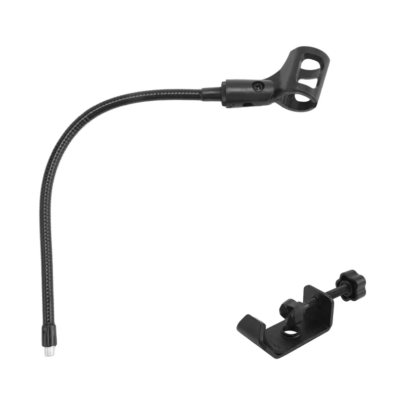 

SB-Mic Гибкий зажим на гибкой шее Гибкая подставка для микрофона на 360 градусов Регулируемая настольная подставка для микрофона с зажимом