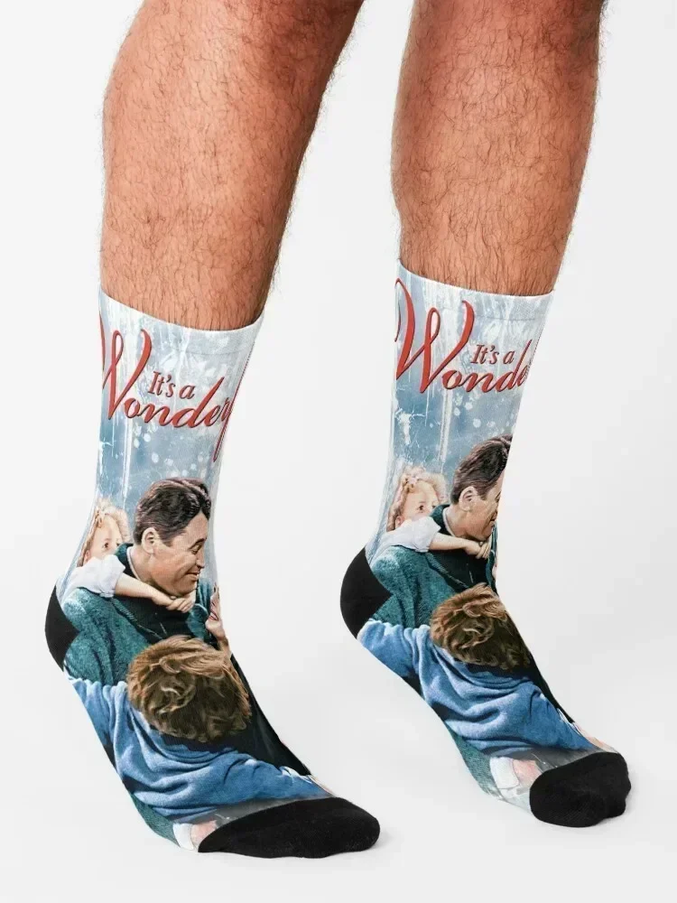 It's a Wonderful Life | DreamscapesbyTeresa Socks gym custom sports gift ankle Male Socks Women's