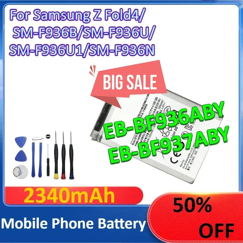 [EB‑BF936ABY] [EB‑BF937ABY] for Samsung Z Fold4/ SM‑F936B/SM‑F936U/SM‑F936U1/SM‑F936N Mobile Phone Battery 2340mAh +Tools