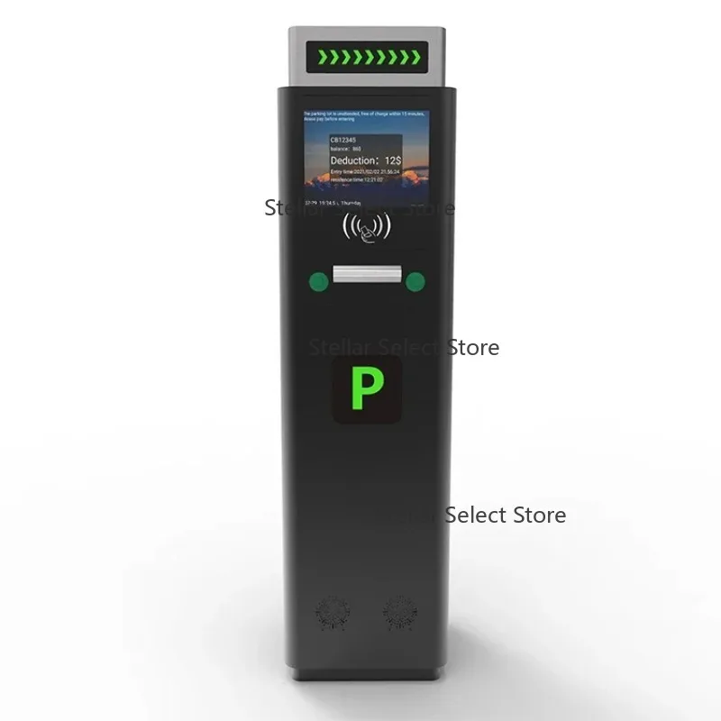 TGW Hot RFID security gate ticket & ticketless dispenser  card parking system toll gate system RFID Card Reading Column