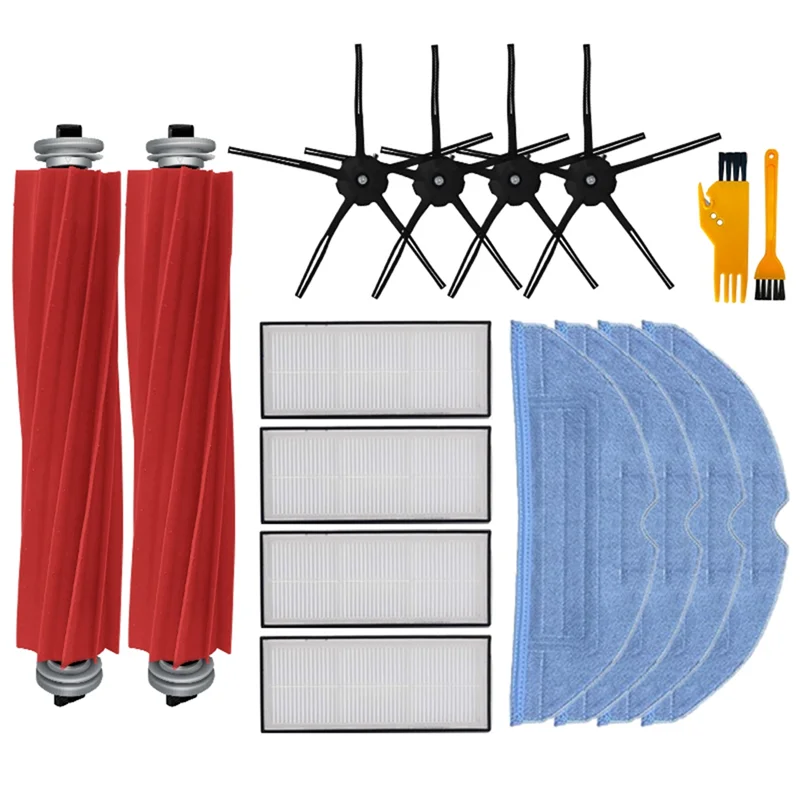 Promotion!For Roborock S7 S70 S7 Max T7S T7S Plus Robot Vacuum Cleaner Spare Parts Accessories Main Brush Side Brush Hepa Filter