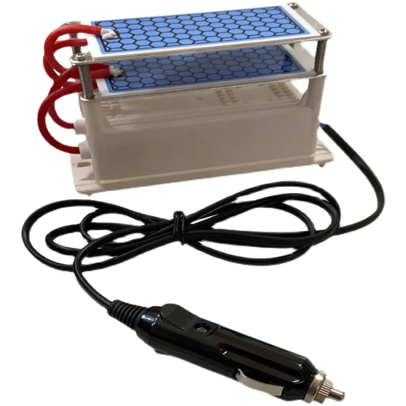 

10g automobile disinfection and sterilization deodorizing car air purifier trunk deodorizing 12V ozone generator 5g