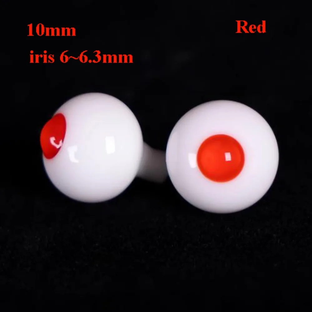 

10/18mm Glass Eyes Eyeball Brown Red Blue Cute Safety Animal Toy Accessories DIY Doll Making Crafts For 1/6 BJD Dolls
