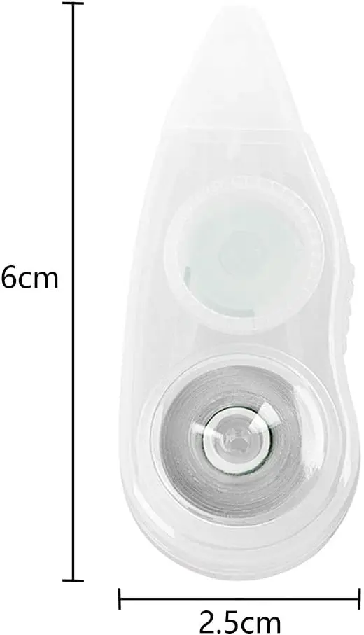 

6 Pack Correction Tape White Out Tape Eraser Wipe Out Tape School Office Supplier- Correct Any Writing Mistakes-Clear