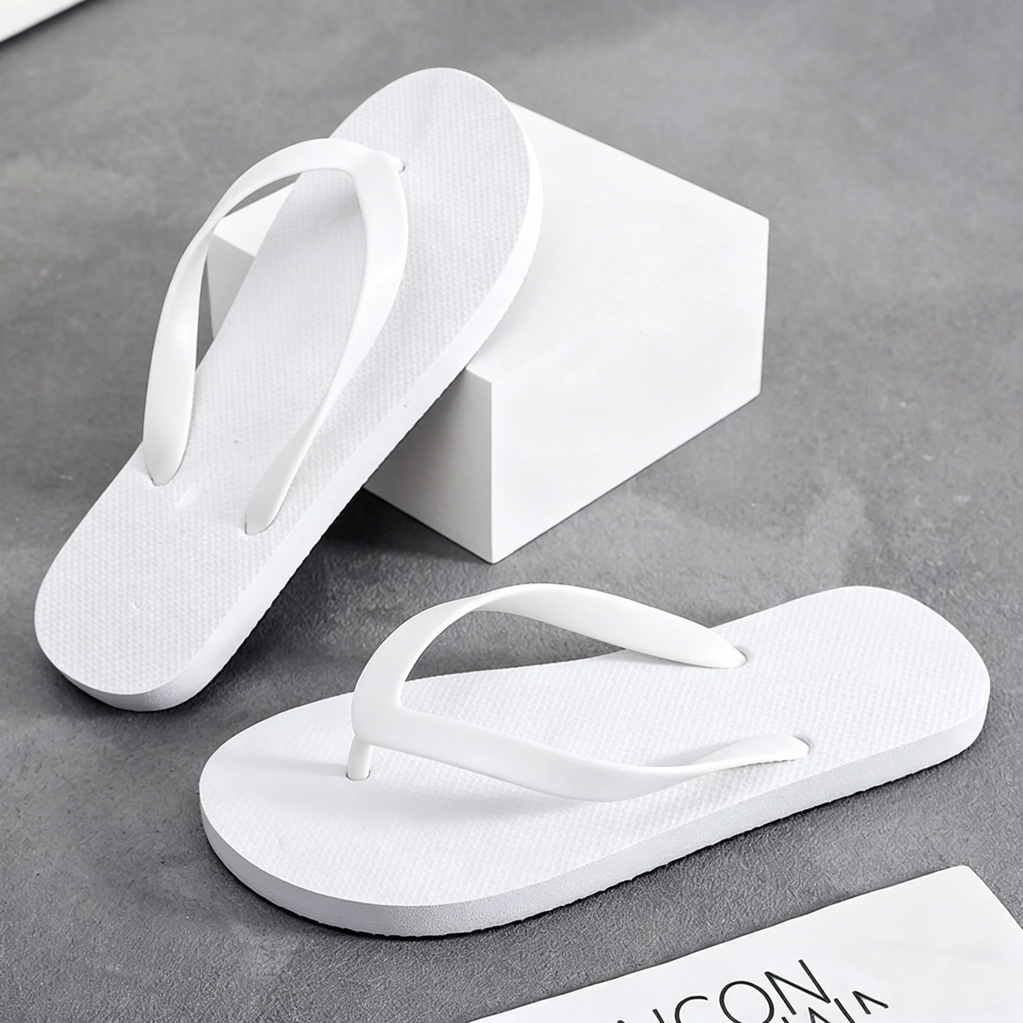 Gacimy Thin Flip Flops For Women, Anti-Slip Rubber Sole, Beach Sandals, Soft Summer Shower Shoes_voghion.com