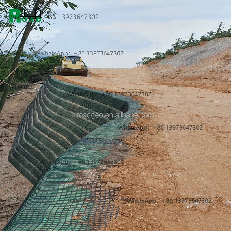 Price of small samples --Polyester PET Geogrids 50KN 80KN 120KN for Airport Slope Retaining Wall Reinforcement PET Geogrids
