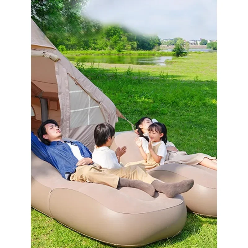 Outdoor Inflatable Sofa Music Festival Lazy Single Portable Mattress