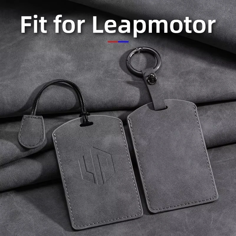 Car NFC Key Card Holder Car Key Card Case Car Key Protector Sleeve Suede For Leapmotor C10 C11 T03 B10 C16 Lafa5 B03X