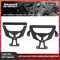 2024 For Yamaha 9GT GPS Navigation Handlebar Extension Holder Tracer 9GT 21+ Cellphone Anti Vibration Bracket Handle Bar Support