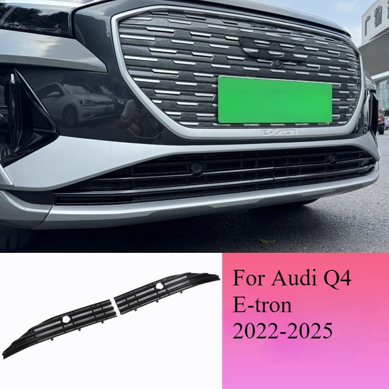 

For Audi Q4 E-tron 2022-2025 Grille Guard Mesh - Lower & Upper Grille Protection Cover Against Bugs, Rocks