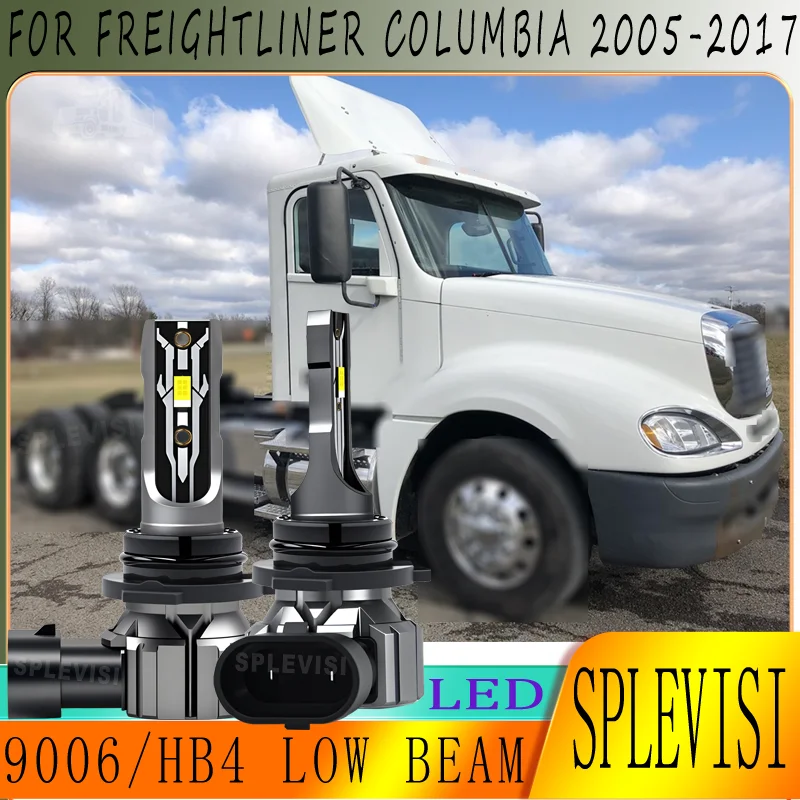 

Stable Lighting 12v 9006 Headlight LED Low Beam Lights For Freightliner Columbia 2005-2010 2011 2012 2013 2014 2015 2016 2017